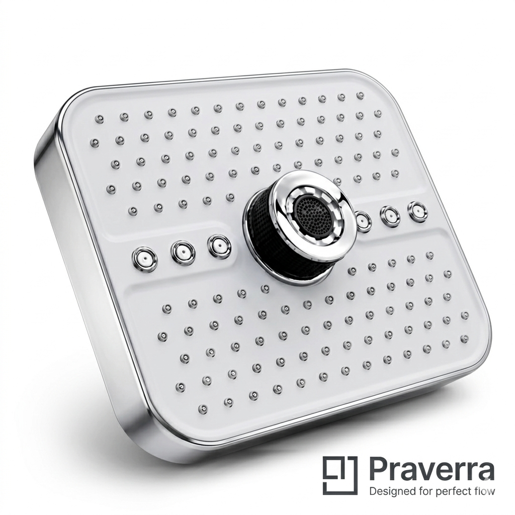 Praverra Head Shower Flow 85 view 2